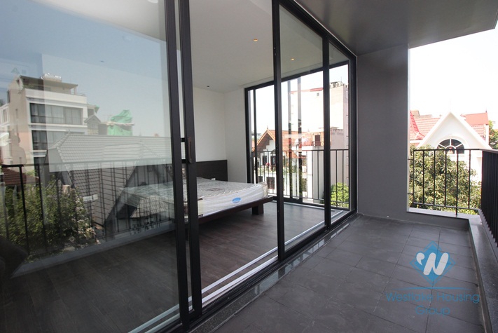 Glass wall 2 bedrooms apartment for rent in Tay Ho.